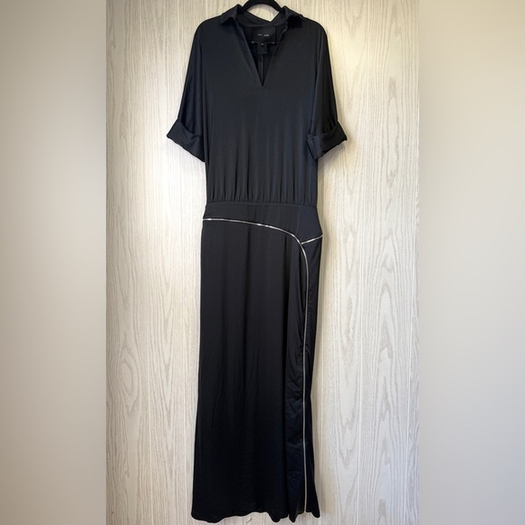 JAY AHR Black Designer Dress with Zipper Embellishments - Size 38/4 EUC - Picture 1 of 7